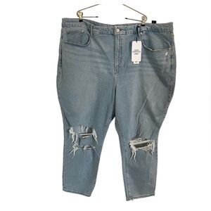 Good American X Zara NWT Light Blue Classic Slim Size 28